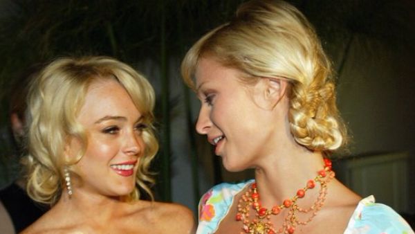 Lindsay Lohan and Paris Hilton (Twitter)