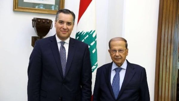  أديب بعد تكليف الرئيس ميشال عون رسميا له بتشكيل الحكومة