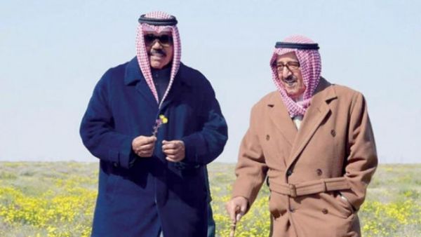  لا يزال الشيخ نواف الأحمد يقف إلى جانب جهود بلاده التي تدعو إلى وحدة الصف الخليجي