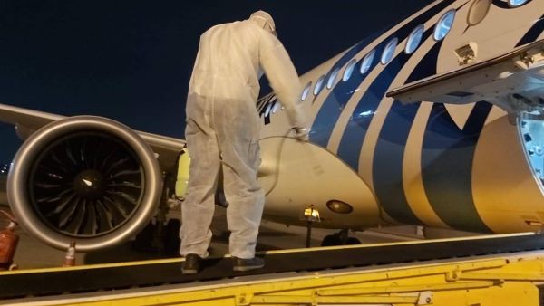 وبدأ معدل تشغيل المطار يرتفع بصورة كبيرة خلال الفترة الحالية منذ تعليق حركة الطيران 