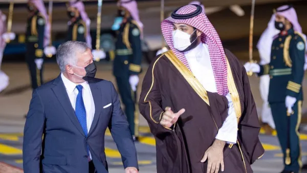 ابن سلمان يوجه رسالة الى الملك الاردني