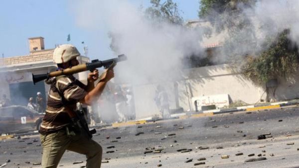 غارات جوية على معسكر ومرافق في مدينة مصراته، كانت تستخدم لتخزين معدات وأسلحة دفاع جوي تركية