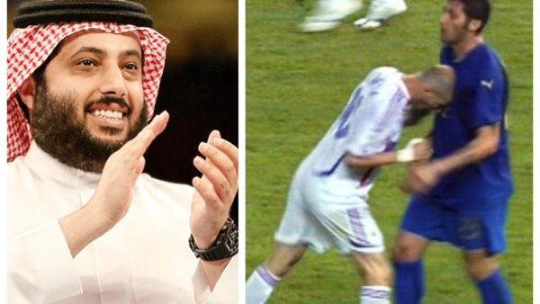 نطحة زيدان-تركي آل الشيخ