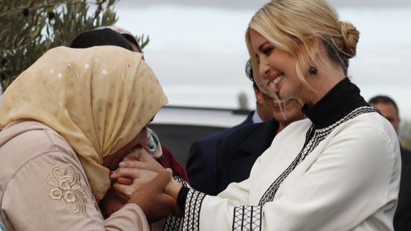 إيفانكا ترامب مع السيدة المغربية 