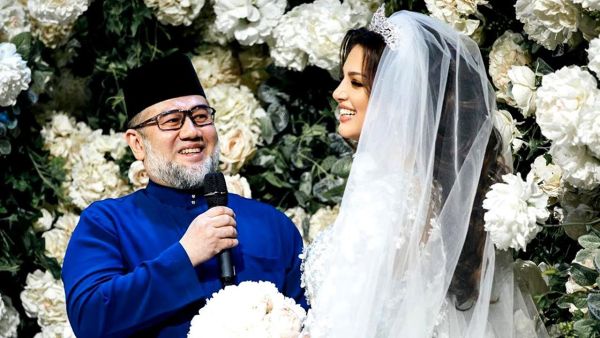 من حفل زواج الملك محمد الخامس من ملكة جمال موسكو 