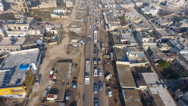 صورة جوية لإدلب 