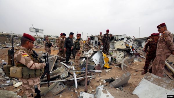 سقوط صاروخين على قاعدة تضم قوات أجنبية قرب بغداد