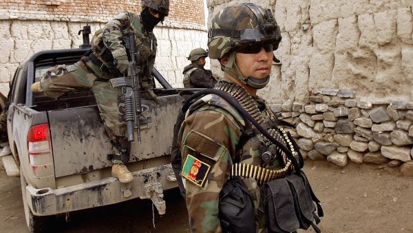 قوات أفغانية