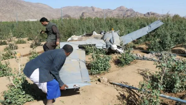 الحوثيون يعلنون إسقاط طائرة استطلاع للتحالف جنوبي السعودية