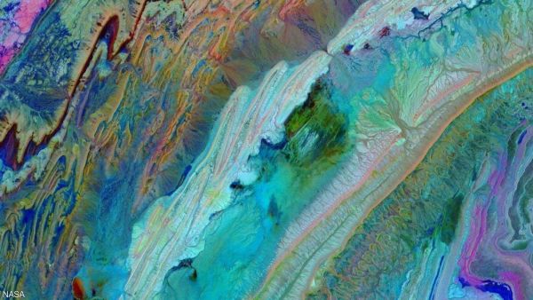 جبال الأطلس الصغير كما نشرتها "ناسا"