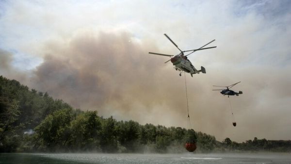 حرائق الغابات في تركيا 