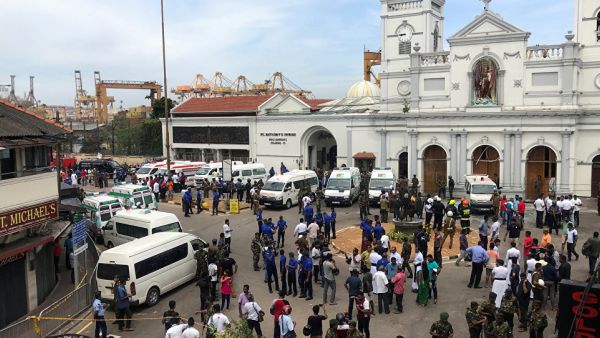 سماع دوي انفجار شرقي العاصمة كولومبو في سريلانكا