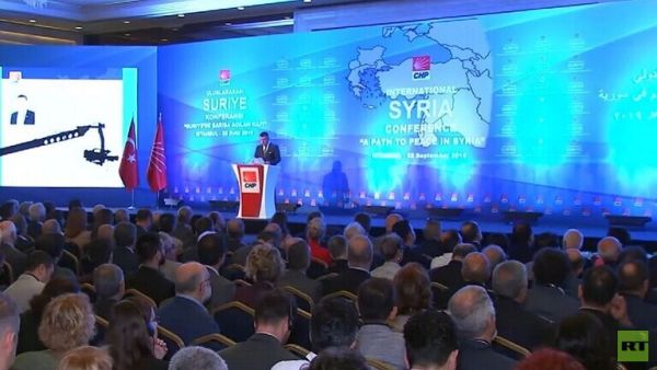تغييب ممثلين سوريين عن مؤتمر دولي نظمته المعارضة التركية حول سوريا