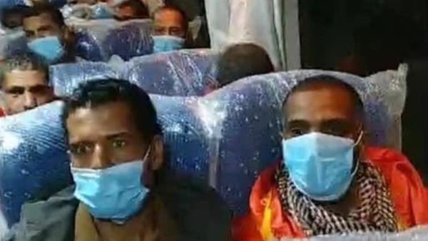 وصول المصريين المحتجزين في ليبيا إلى مصر