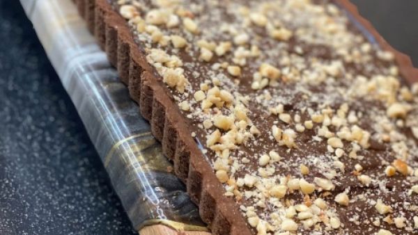 تارت الشوكولاتة بالبندق