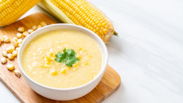شوربة الذرة بالكريمة