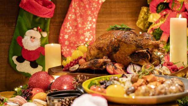 الديك الرومي في المنزل