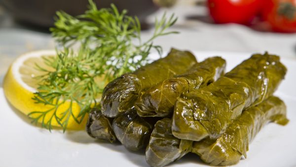 ورق العنب بالزيت