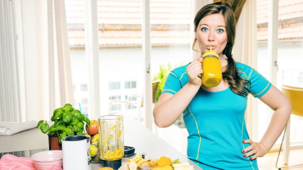 تستمتع بتناول العصير مع وجبة الطعام أو يمكنك تناوله كوجبة خفيفة