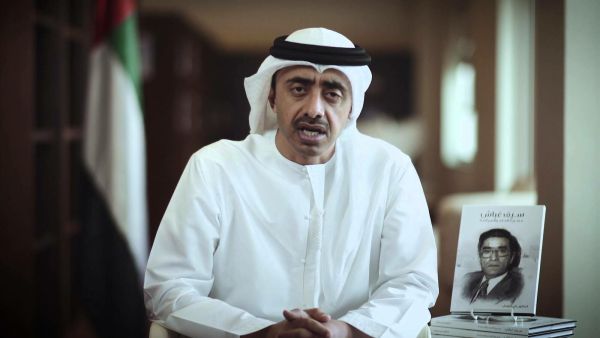 وزير الخارجية الإماراتي عبد الله بن زايد