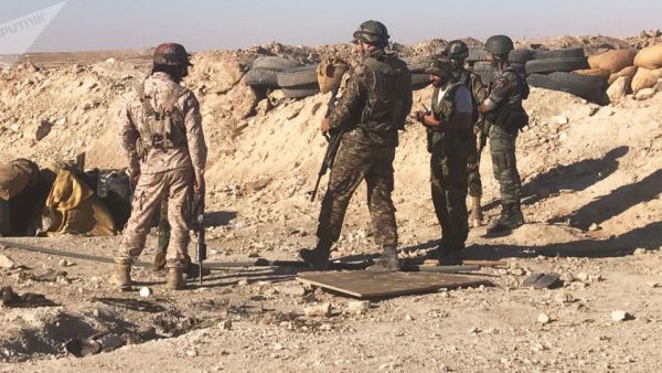 قوات من الجيش السوري في دير الزور