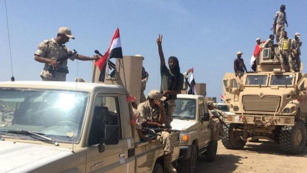 عناصر من القوات المشتركة اليمنية عناصر من القوات المشتركة اليمنية