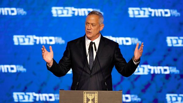 بيني غانتس زعيم تحالف "أزرق أبيض" 