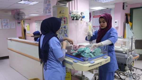 دخلت الدفعة الأولى من معدات المستشفى الأمريكي لقطاع غزة في سبتمبر/ أيلول الماضي