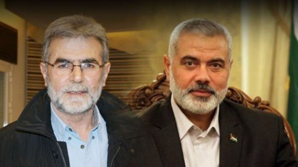 إسماعيل هنية وزياد النخالة