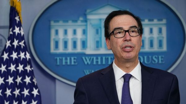 وزير الخزانة الأمريكي ستيفن منوتشين