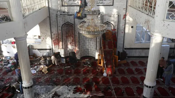 تفجير مسجد في أفغانستان