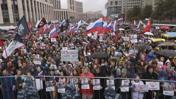 مظاهرة للمعارضة الروسية