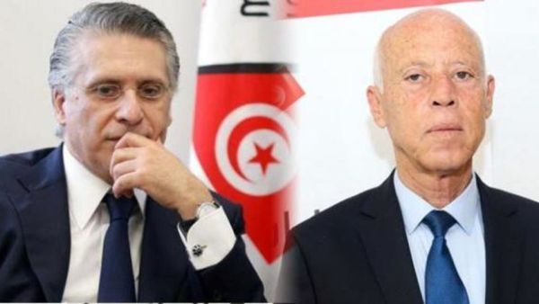 المرشحان للرئاسة التونسية قيس سعيد ونبيل القروي