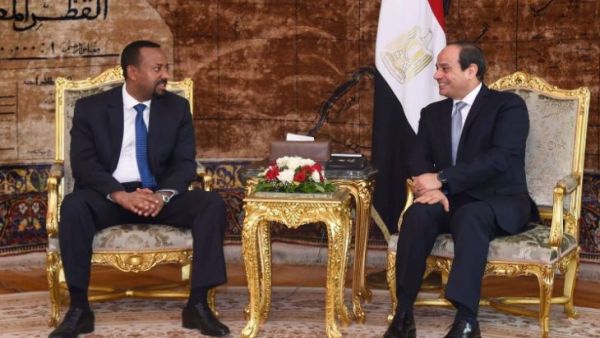  الرئيس المصري عبد الفتاح السيسي، ورئيس الوزراء الإثيوبي آبي أحمد