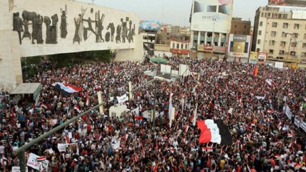  “ساحة التحرير” وسط العاصمة العراقية بغداد