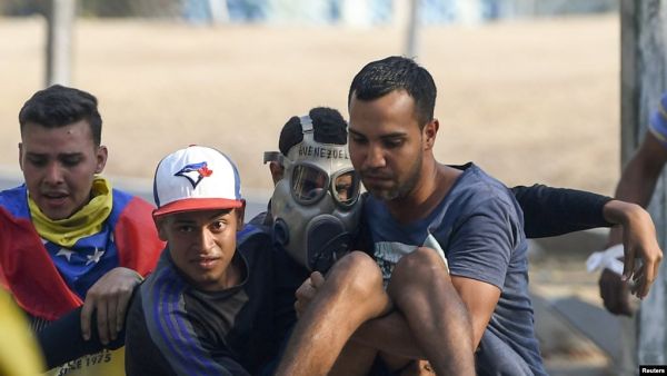 جانب من الاحتجاجات في فنزويلا