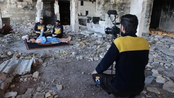 Syria Rescuers Film Tutorial to Aid Ukraine's First Responders (AFP)