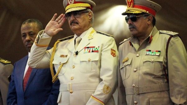 Khalifa Haftar at a military parade last month (AFP) Khalifa Haftar at a military parade last month (AFP)