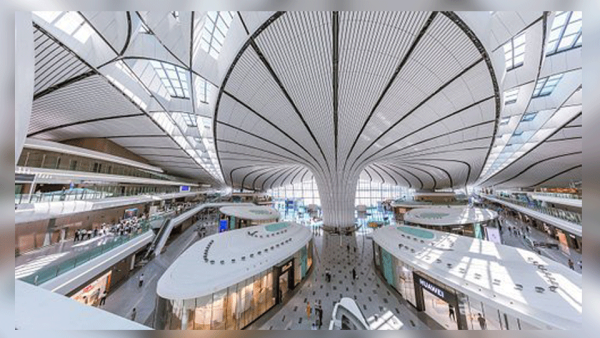 An Air China flight to Bangkok was the first international flight to leave on Sunday.