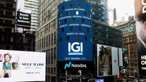 IGI Becomes the First Middle East Insurance Company to Trade on NASDAQ
