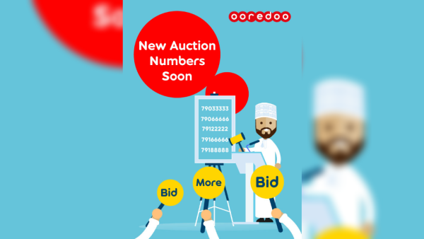 Get a Unique Number with Ooredoo’s Charity Auction 