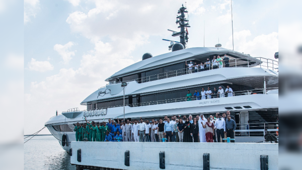 Gulf Craft’s Majesty 175, the World’s Largest Composite Production Superyacht, Sets Sail With Her Owner