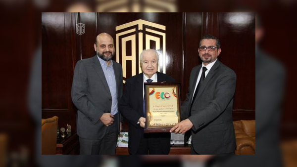 Abu-Ghazaleh Honored for his Official Patronage of English Language Olympia 2021