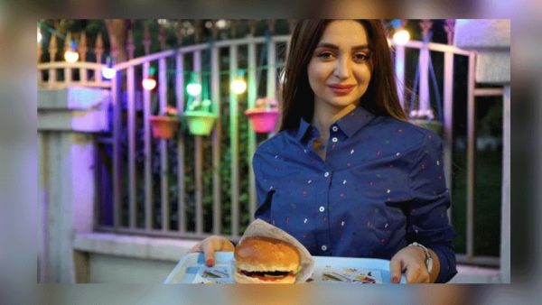Zilan Serwud, 22, needed family approval before opening her food truck selling burgers in Iraqi Kurdistan.