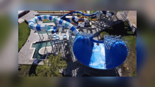 The waterpark will be built on 42,000 square metres and will have 22 water games and slides for both children and adults.