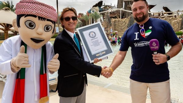 Yas Waterworld Officially Certified Guinness World Record Holder