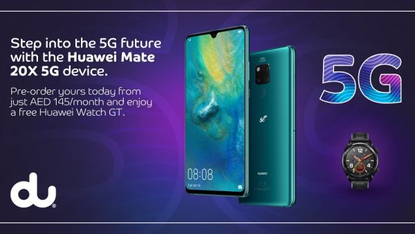 تدعو دو عملاءها الحاليين والجدد للمشاركة في عملية الطلب المسبق على هاتف هواوي الرائد Mate 20 X الذي يدعم تقنية الجيل الخامس وذلك قبل تاريخ 18 يوليو 2019
