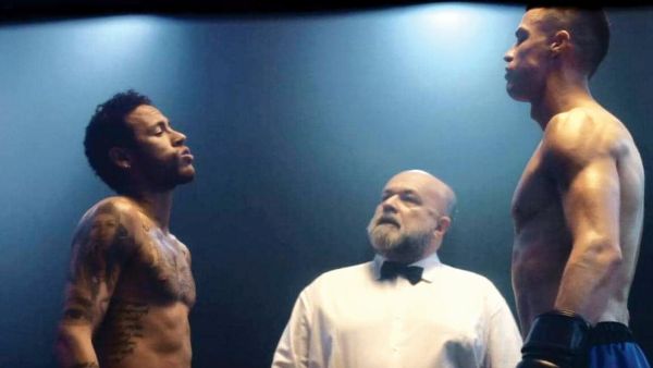 رونالدو ونيمار في نزال الملاكمة