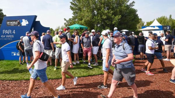 Golf fans are encouraged to take 10,000 steps with the walking map at the DP World Tour Championship