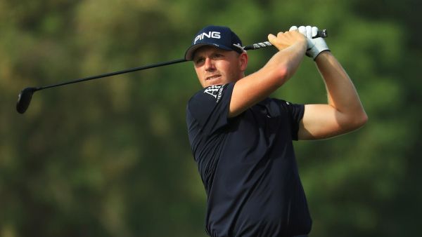 Wallace in action at the 2018 DP World Tour Championship
